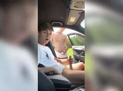 Twinks Outdoor Fun Cumshot Car BOYS PORN