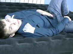 Boy stripped and wanked by dad