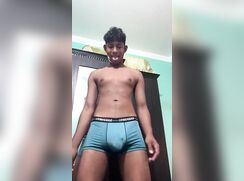 YOUNG CAGED GOONER FAG DESTROYS HIS UNDERWEAR