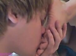 sock and feet fetish cum on is feet