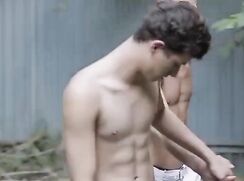 Two of more nice guys having sex