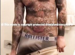 sexy ellis showing off big uncut dick pt3