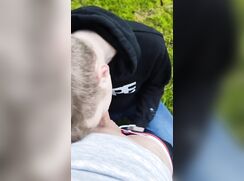 Walking in the park and got Horny