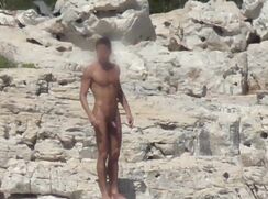 Guys on beach