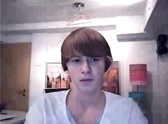 Well Hung College Twink wanks off in his dorm-room- AI Enhanced