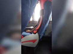 Spy Jerking Big Dick on Train Boys Porn