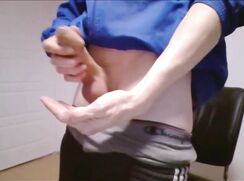 cute monster cock cumming in his hand cam boys porn