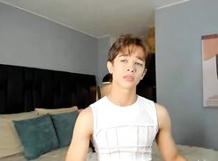 Pretty Brazilian Twink Jacking Big Uncut Cock