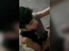 slut boy follows the instructions..drunken boy
