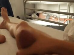 JERKING WHILE FRIEND'S SLEEPING