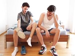Boy Mates Love Sneakers Socks Feet Fun