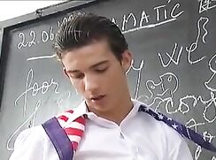 Prep - school twink couple gay porn