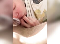 Gay Blowjob By Tatted Twink Cums 222