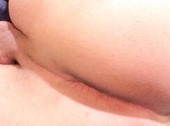 Virgin teen shows ass