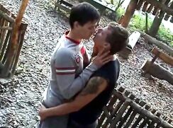 classic mick and friend outside boys porn