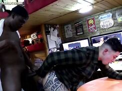 BBC bareback action twink gay porn