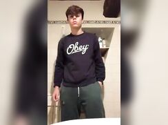 A little nipple fiddle and ass poke for the gf