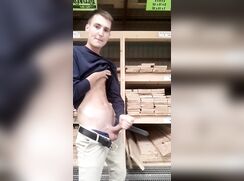 Risky Hardware Store Wank