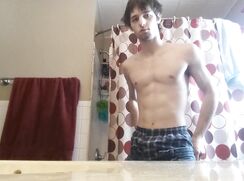 Adorable Hairy Cums After Shower