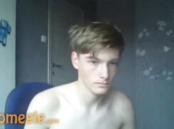 cute blonde chating to girl hornie cum