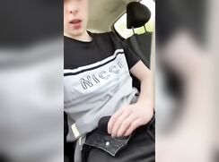 Just checking no one's around car play boys porn