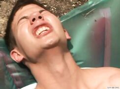 Slim and horny twinks bareback