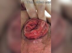 Curly femboy fist and  rosebud play so cute