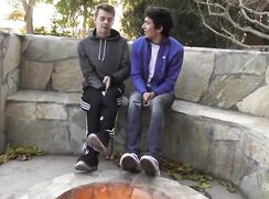 New friends Ethan and Jared have fun