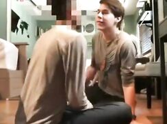 Boyfriends almost caught by mom