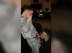 Twink Gives Stoned Straight Friend a BJ After They Leave the Club boys porn