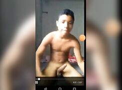 Straight Black Twink Cums big live on app chat