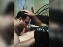 fat fag sucking me again
