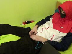 [ABX][5][518] - I cum in my Nike jacket and Adidas hoodie