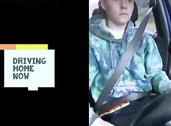 Sabian: Boy driving wanks and cums gay boys porn