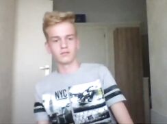 cute big cock blonde chill jacking off at home cam boys porn