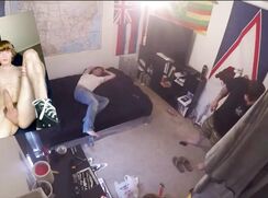Spy cam of a teen boy hooker to finance her studies