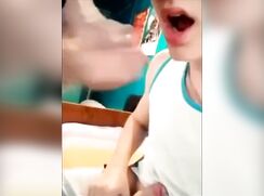 Asian cousin tastes cum for first time cam boys porn