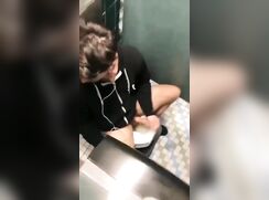caught someone in my college restroom jerking off