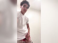 Latino twink Dick leaking
