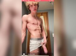 Straight Blond Jock Slaps Big Cock On Bathroom Counter For Catfish boys porn