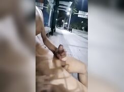 Late night at the street cam boys porn