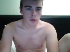 Twink Jerks Off and Swallows