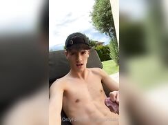 The Outside Jerk Off  Challenge. Do you got the balls todo it?