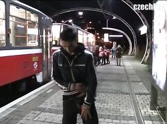 subway straight fun couple paid porn