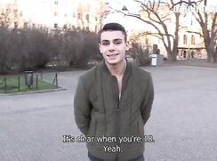 18yo straight public pick-up paid sex money porn