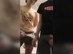 FRIENDS SHOW THEIR HARD COCKS