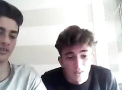Sexy boys show dicks on webcam