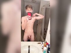 hot lad strip selfie guys gay porn