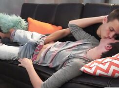 Boys Butt Fucking On Black Sofa Gay Porn Videos