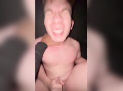 Blond Takes Brutal Bareback Fucking From Latino Uber Driver In Car boys porn